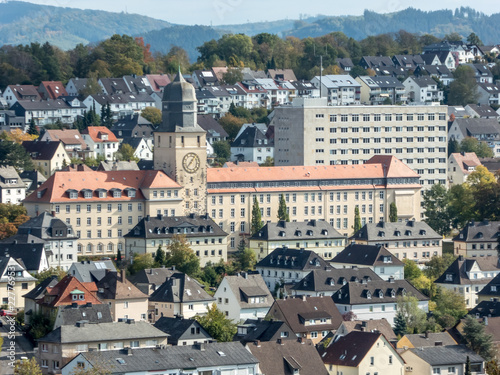 Panorama view Arnsberg Germany photo