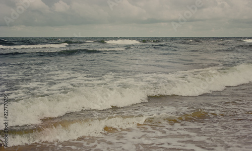 Sea landscape. View of the Baltic sea.