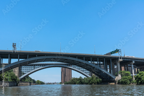 Alexander Hamilton Bridge over the Harlem River, Manhattan, NYC © pikappa51