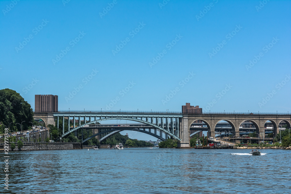 High Bridge over the Harlem River, Manhattan, NYC