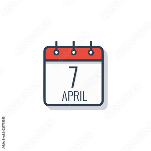 Free Download Calendar day icon isolated on white background. Vector illustration. - GFXLoad