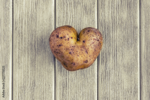 Heart shaped potato