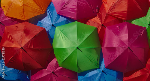 Colorful umbrellas