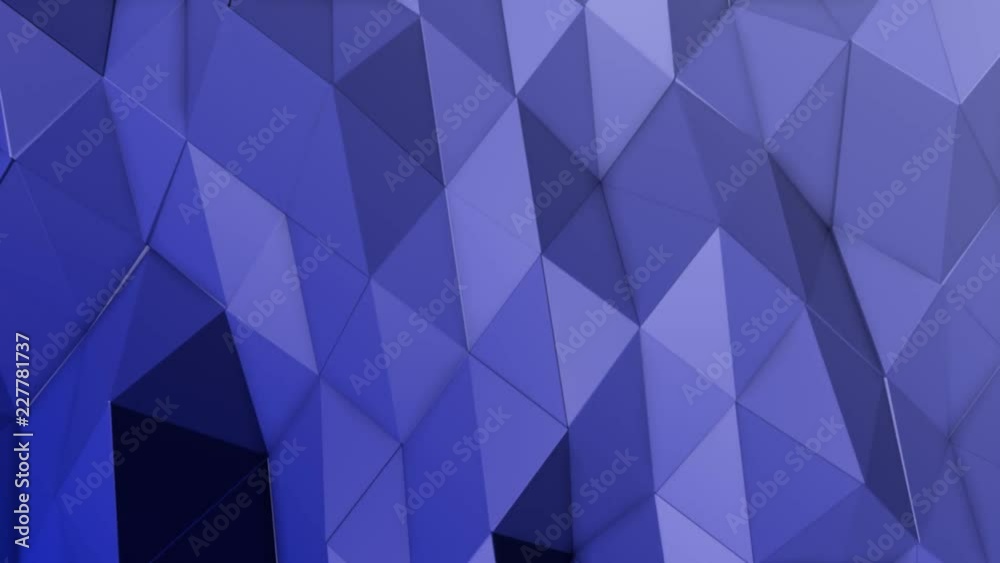blue abstract animated background. low poly surface is deformed. 3d rendering blue abstract animated background. low poly surface is deformed. 3d rendering