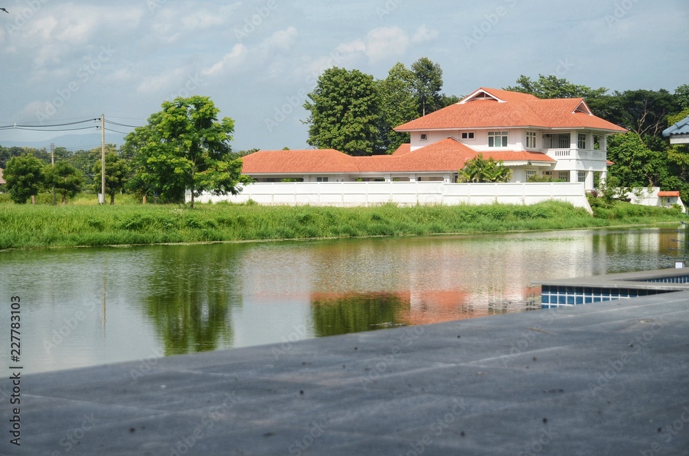 Obraz premium view of river side
