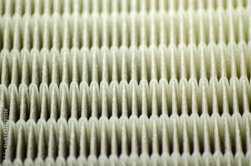 Surface closeup hepa filter air cleaner filtration is an important and popular form of air purification technology