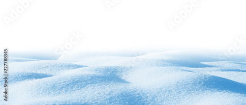 Snowdrift isolated on white background for design