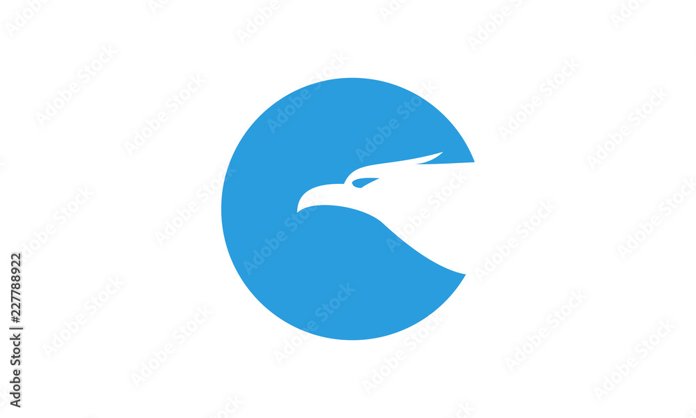 Fototapeta premium icon logo eagle