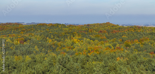 Złota Polska Autumn, around the Zborow mountain range, Poland photo