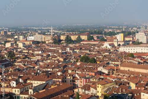 Roofs of Brescia city  Italy.