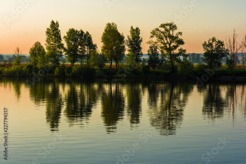 reflection in the water