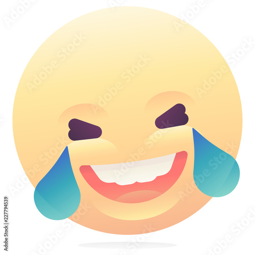 Laughing out loud emoticon