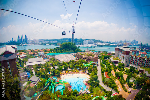 Photography cable car