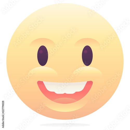 Grinning emoticon