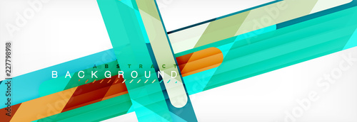 Abstract colorful lines, modern geometric background design