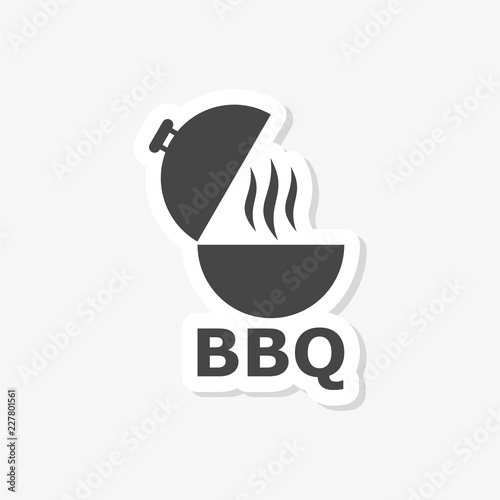 BBQ Barbecue Party sticker