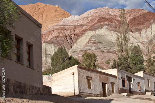 Rock formations, Purnamarca, Northern Argentina photo