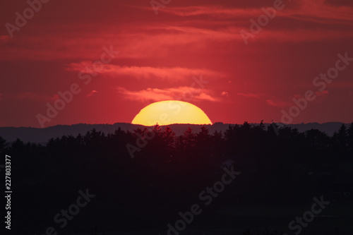 sunset in Norway