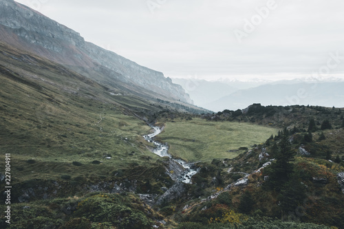 Obraz na płótnie Natur in der Schweiz in Graubünden w salonie