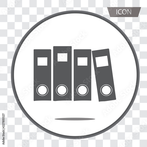Folder vector icon, folder symbols, file document vector isolated on transparent background.