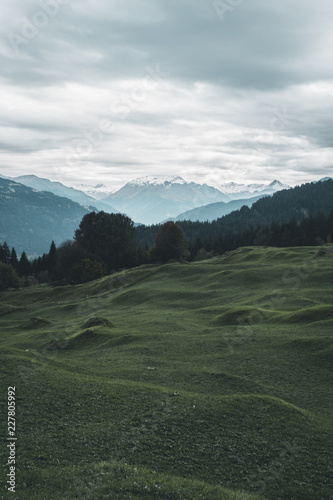 Obraz na płótnie Natur in der Schweiz in Graubünden w salonie