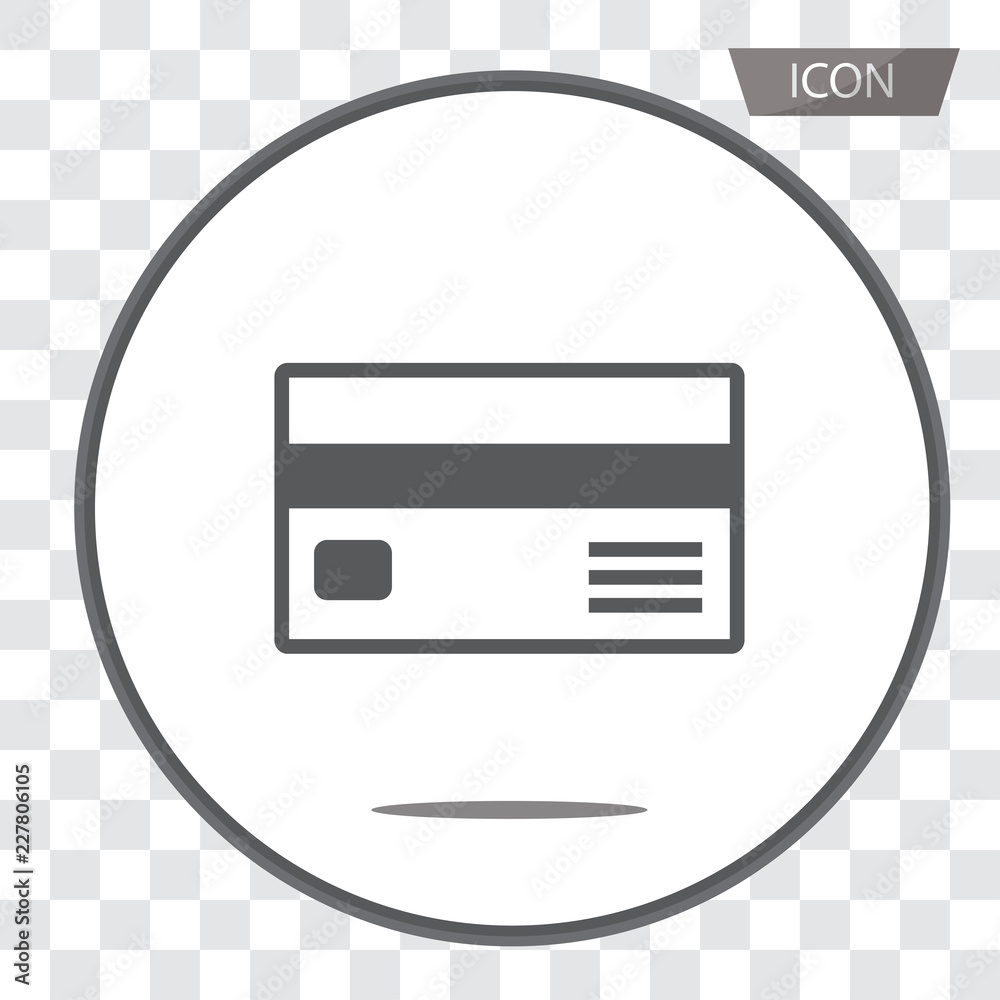 Credit Card Icon Vector isolated on transparent background Credit Card Icon Vector isolated on transparent background