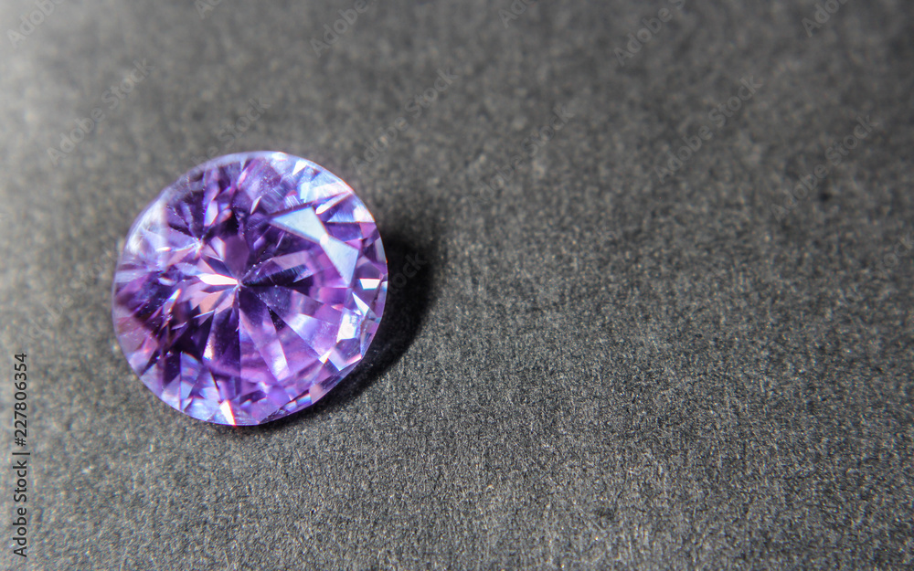 Natural purple Sapphire gemstone