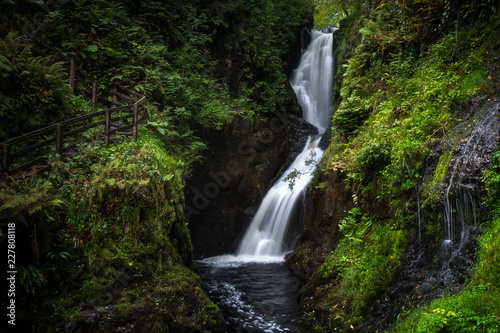 Waterfall Trail Glenariff Forest Park  Northern Ireland.