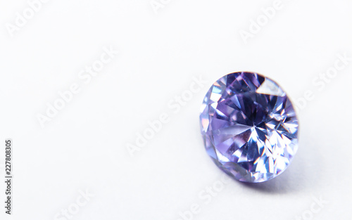 Natural purple Sapphire gemstone