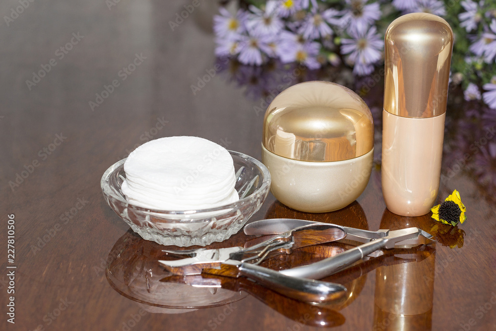cotton swabs, cream and manicure accessories cotton swabs, cream and manicure accessories
