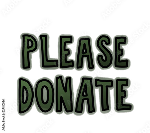 Please Donate Text
