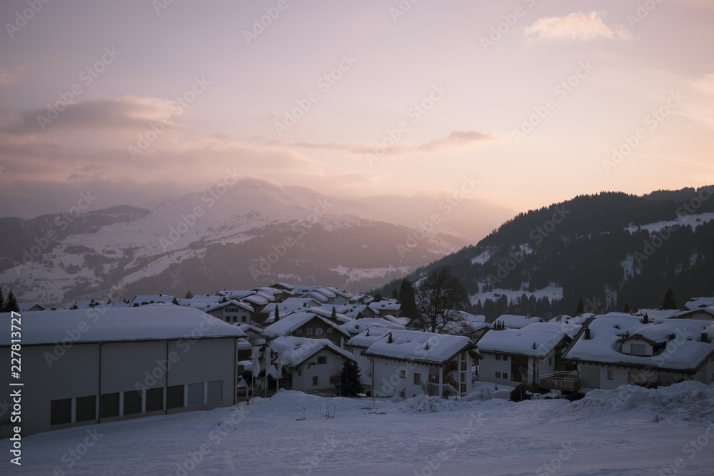 Winter in der Schweiz