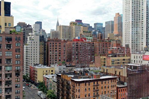 New York, USA - August 6, 2014: Chrysler building viewed from Roosevelt Island Tramway photo