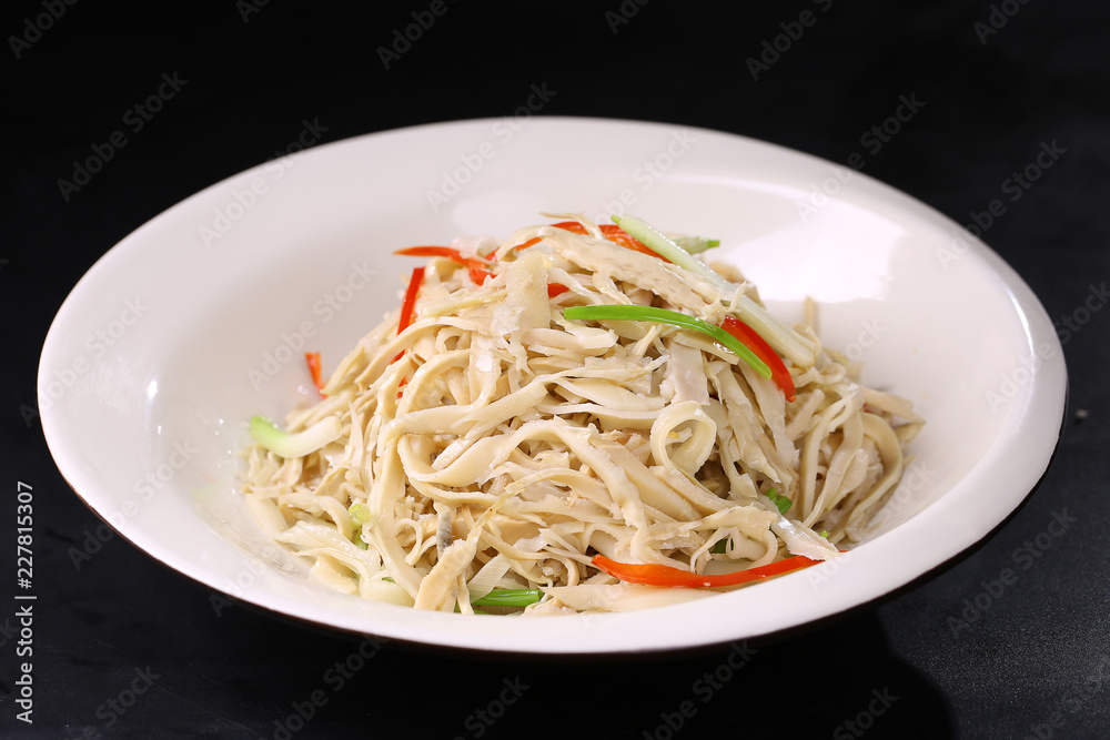Dried squid and dried bamboo shoots Dried squid and dried bamboo shoots