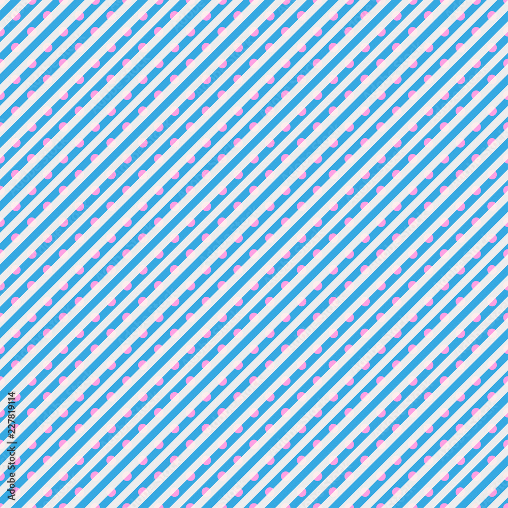 Seamless striped pattern with dots. Diagonal stylish pattern with stripes. Abstract geometric wallpaper of the surface. Printing on t-shirts, posters and other. Wrapping paper Seamless striped pattern with dots. Diagonal stylish pattern with stripes. Abstract geometric wallpaper of the surface. Printing on t-shirts, posters and other. Wrapping paper