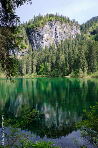 Grüner Tovelsee Wald Naturpark Impressionen Italien Lago di Tovel