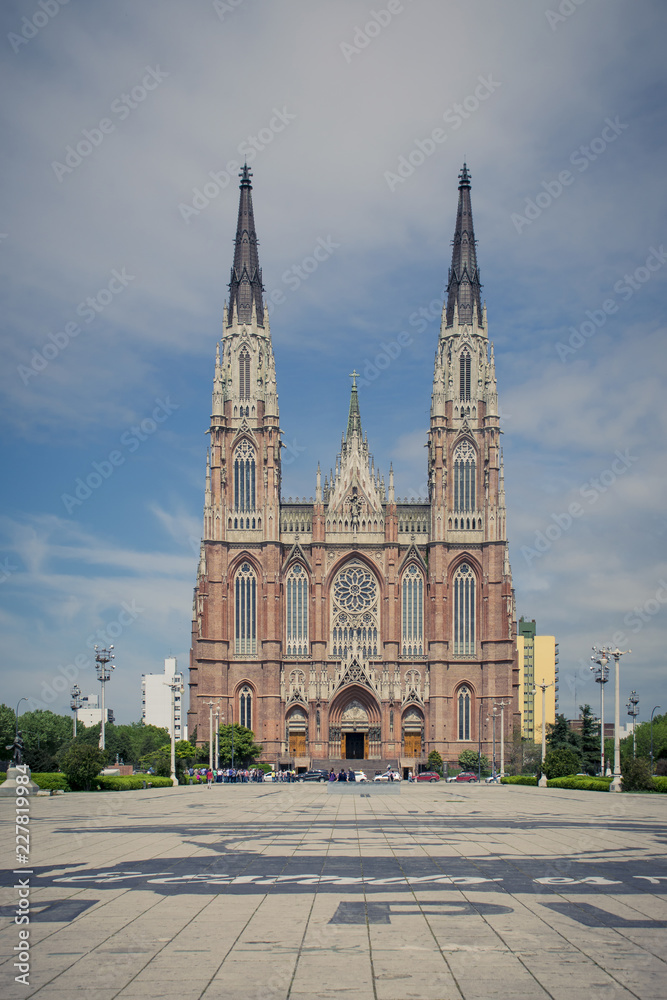 Catholic cathedral of La Plata City,