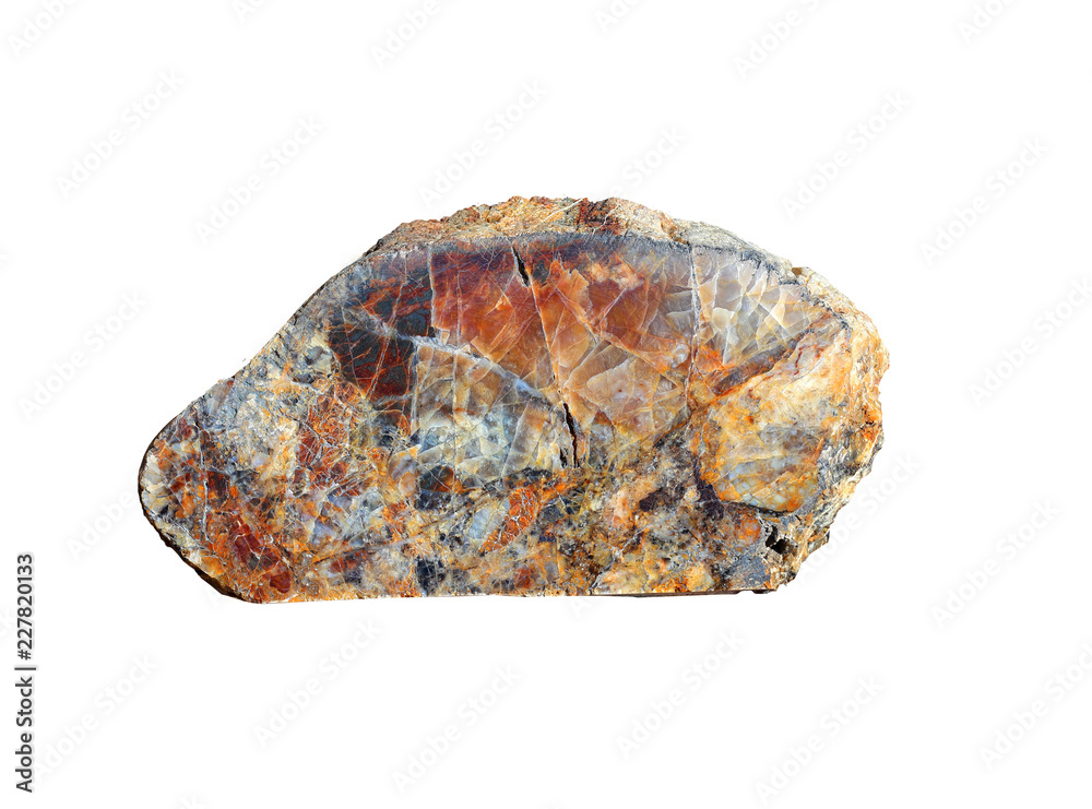 Stone cut of the mineral agate Stone cut of the mineral agate