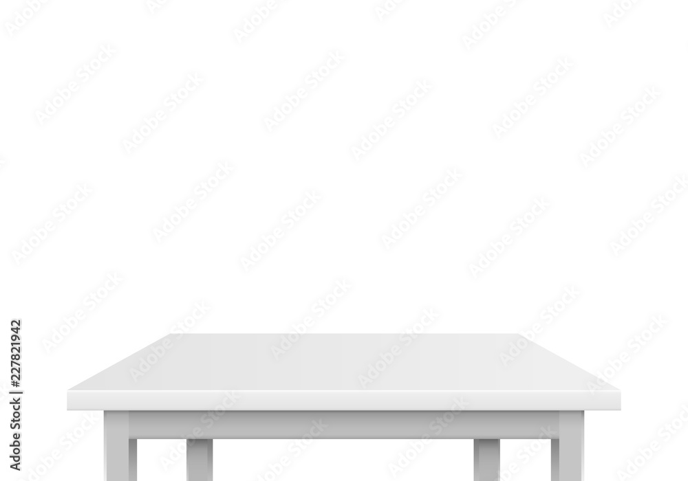 Gray table on a white background. Vector illustration Gray table on a white background. Vector illustration