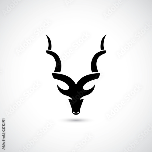 Abstract antelope symbol  photo
