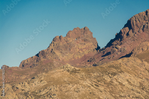 Landscape of the GR20 in Corsica