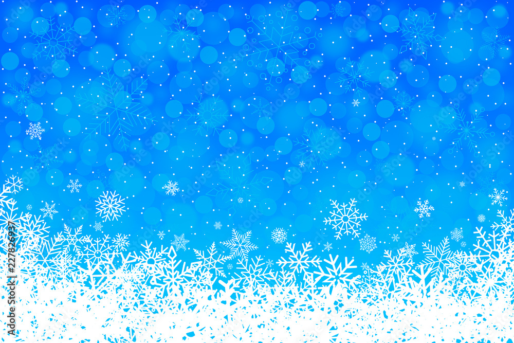 Snowflakes background