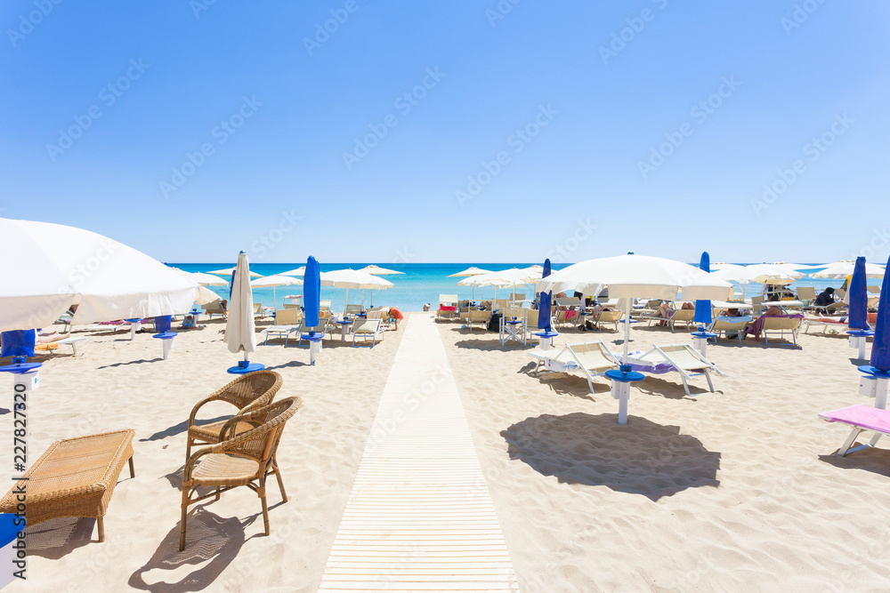 Lido Venere, Apulia - Runway to the beautiful beach of Spiaggia di Posto Vecchio