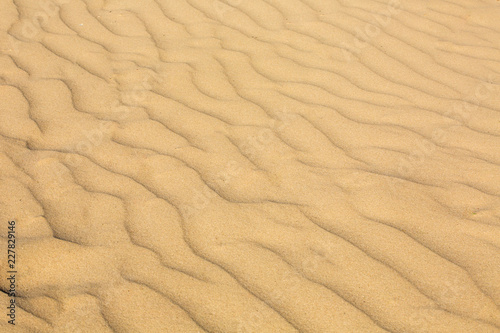 curved pattern on sand