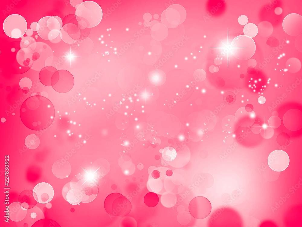 Abstract stars pink background