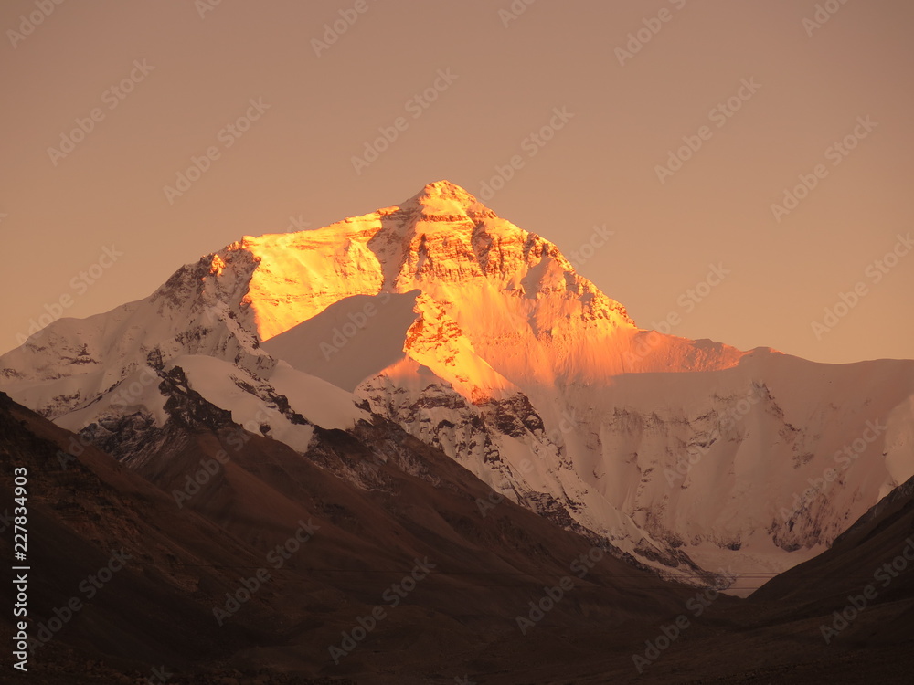 Everest north face