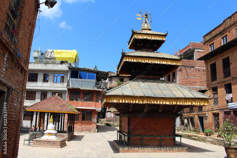 The interesting architecture of temples around the old town in Dhulikhel (which famous for trekking) The interesting architecture of temples around the old town in Dhulikhel (which famous for trekking)