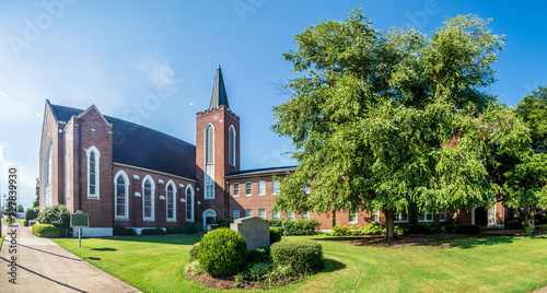 Bild auf Leinwand First Baptist Church, Greenville, Mississippi