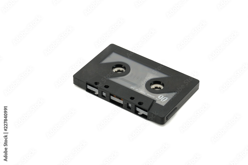 Audio cassette to record sound 70s 90s years