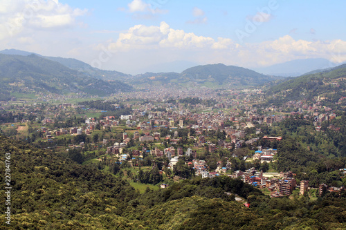 The view of Kathmandu Valley as seen from Dhulikhel after a short hike © leodaphne